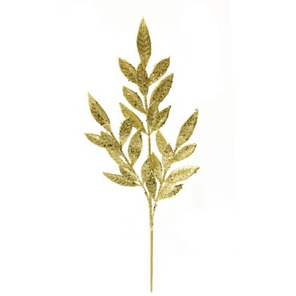 HASTE NATALINO COM GLITER DOURADO - ALT 68 CM (CF0102-DO)