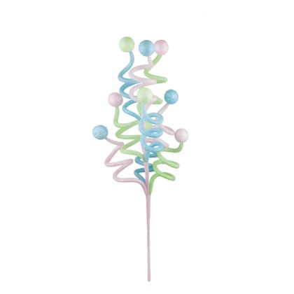 HASTE DECORADA COM GLITTER - ALT 62 CM (CF0190)