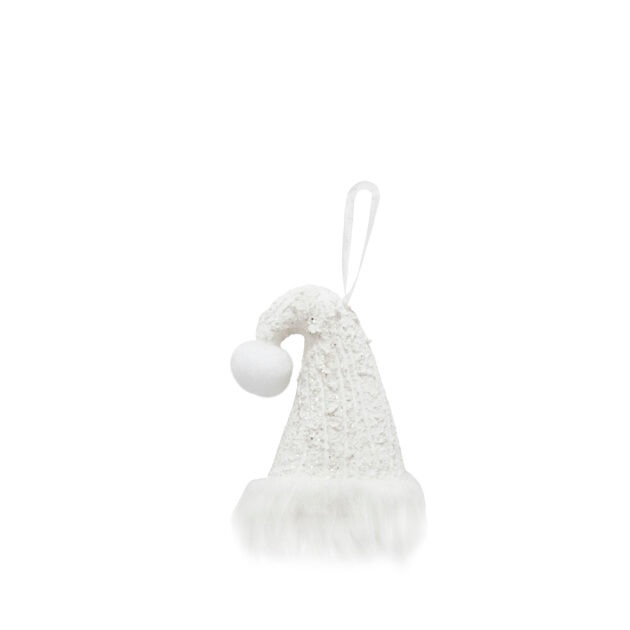 PENDENTE GORRO BRANCO - ALT 13 CM (CA0066)