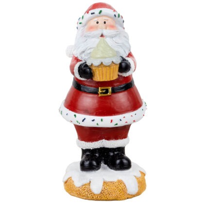 PAPAI NOEL RESINA C/ COOKIE - ALT 17 CM (CA0155)