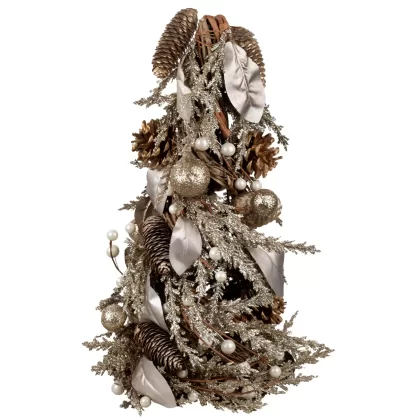 ARVORE DECORATIVA CHAMPAGNE M - ALT 40 CM (CA0168)