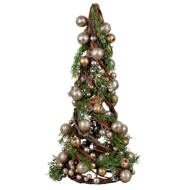 ARVORE DECORATIVA COM FOLHAGEM P - ALT 40 CM (CA0170)