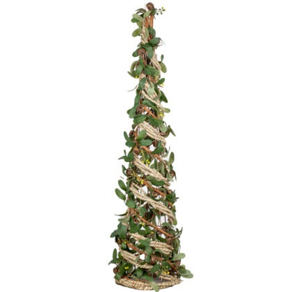 ARVORE DECORATIVA COM FOLHAGEM G - ALT 80 CM (CA0177)