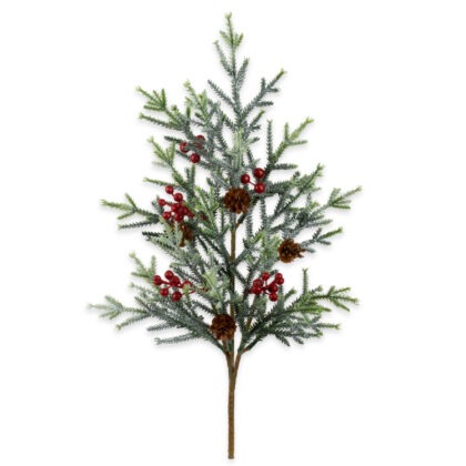 HASTE PINHEIRO C/ BERRY E PINHA - ALT 50 CM (CF0488)