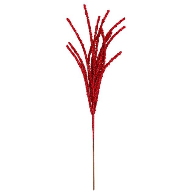 HASTE GLITTER VERMELHO - ALT 60 CM (CF0694)