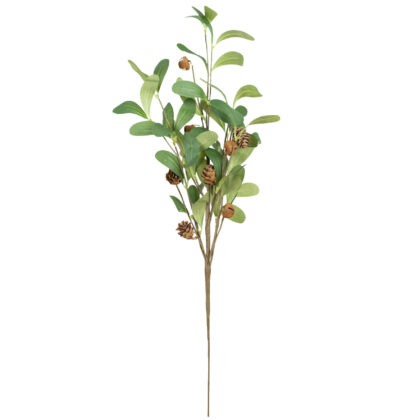 HASTE EUCALIPTO COM PINHO E GUIZO - ALT 55 CM (CF0961)