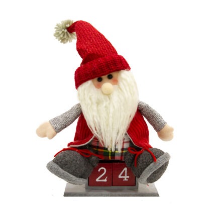 PAPAI NOEL CALENDARIO - ALT 25 CM (CL0296)