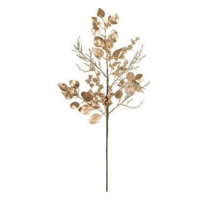 HASTE BERRY COM FOLHAGEM COBRE - ALT 65 CM (CF0573)