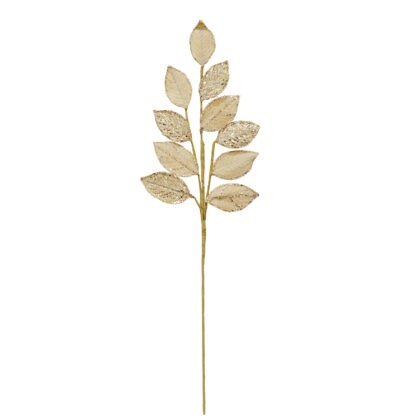 HASTE FOLHAGEM NATALINA DOURADO - ALT 70 CM (CF0831)