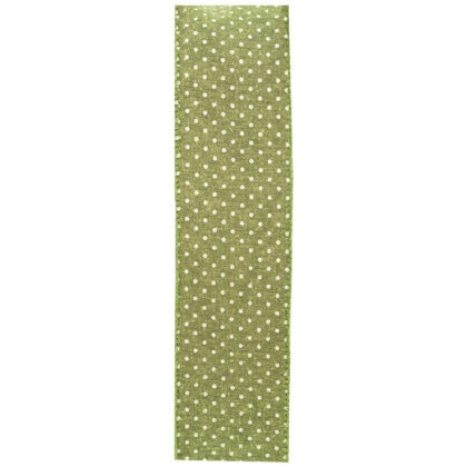 FITA NATALINA VERDE COM BOLINHA - COMP 9.14 M X LARG 6.3 CM (CR0403)