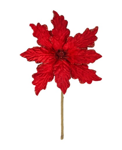 POINSETIA VELUDO VERMELHO - ALT 32 CM X DIAM 25 CM (CF0359)