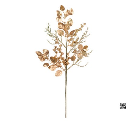 HASTE BERRY COM FOLHAGEM COBRE - ALT 65 CM (CF0573)