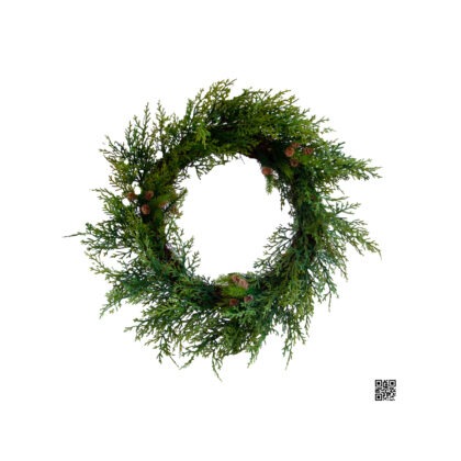 GUIRLANDA PINHEIRO - DIAM 40 CM (CF0691)