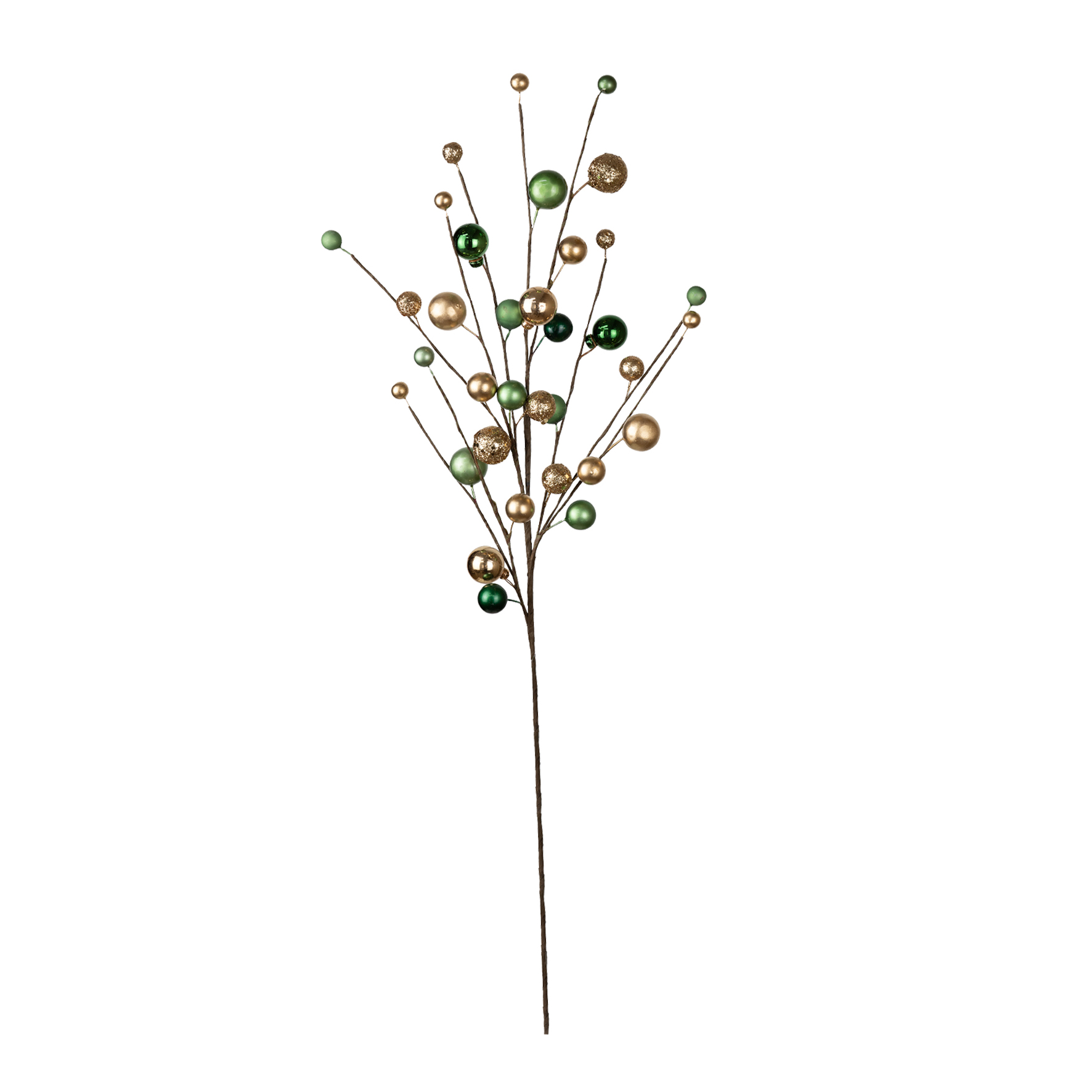 HASTE BOLINHAS VERDE - ALT 65 CM (CF1050)