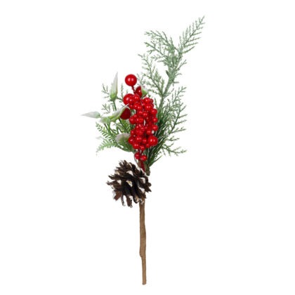 HASTE BERRY COM PINHA - ALT 33 CM (CF1003)