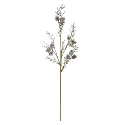 HASTE COM PINHOS E CRISTAIS - ALT 60 CM (CF1353)