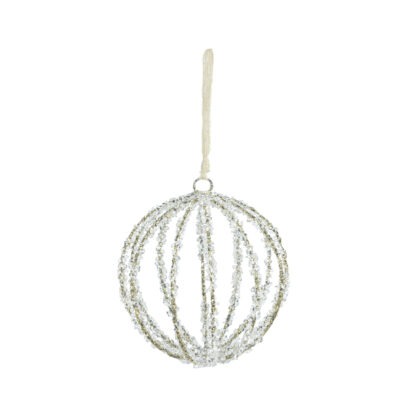 PENDENTE BOLA COM PEDRARIA - DIAM 13 CM (CA0287)