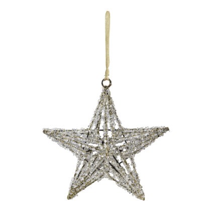 PENDENTE ESTRELA COM PEDRARIA - ALT 25 CM (CA0289)