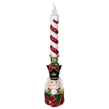 VELA QUEBRA NOZES RESINA COM LED - ALT 45 CM (CA0300)