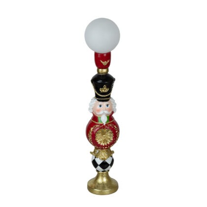 LUMINARIA QUEBRA NOZES RESINA COM LED - ALT 40 CM (CA0302)