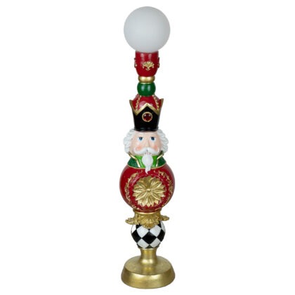 LUMINARIA QUEBRA NOZES RESINA COM LED - ALT 50 CM (CA0303)