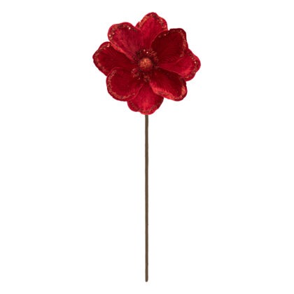 POINSETIA MAGNOLIA VERMELHO - ALT 60 CM X DIAM 21 CM (CF0486)