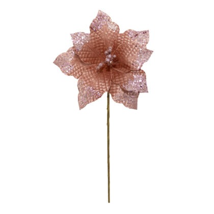 POINSETIA VELUDO ROSE - ALT 25 X DIAM 28 CM (CF0510)