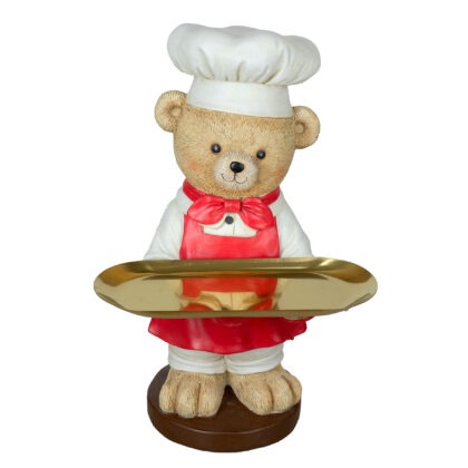 URSO RESINA COM BANDEJA - ALT 40 CM (CA0340)