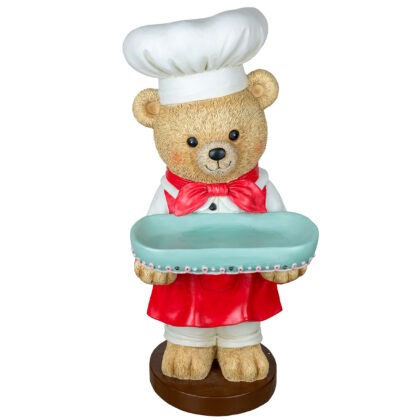 URSO RESINA COM BANDEJA E LED - ALT 50 CM (CA0343)