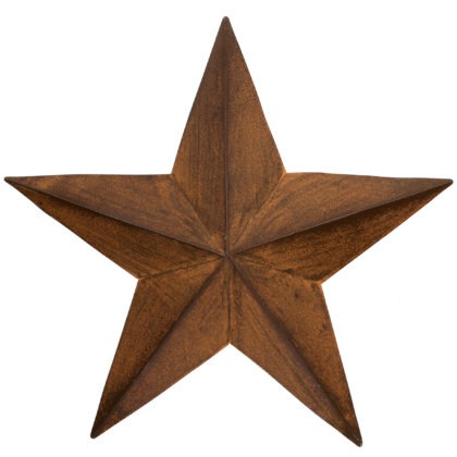 PENDENTE ESTRELA DE METAL - DIAM 40 CM (CA0348)