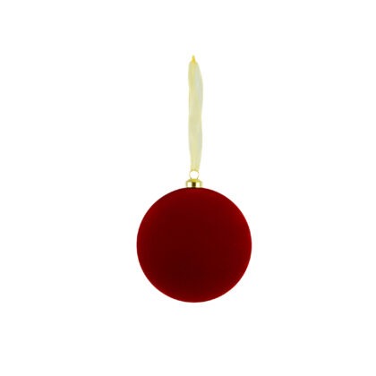 BOLA VELUDO BORDO C/ 2 - DIAM 10 CM (CE0439)