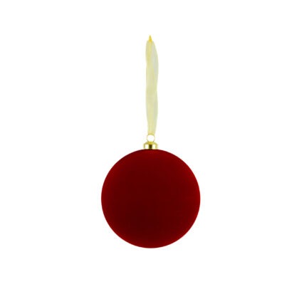 BOLA VELUDO BORDO C/ 2 - DIAM 12 CM (CE0440)