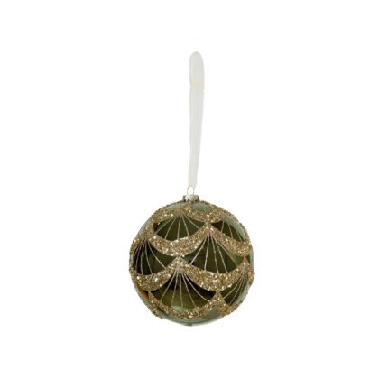 BOLA VERDE C/ 2 - DIAM 10 CM (CE0490)