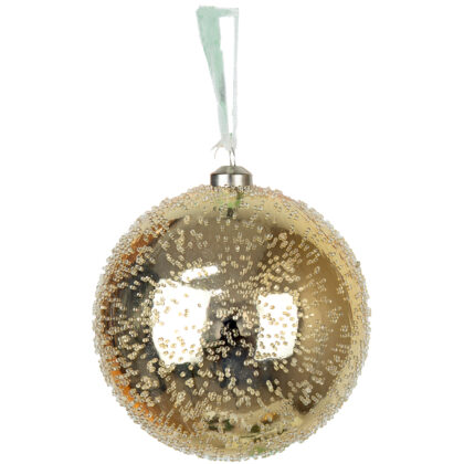 BOLA DOURADA C/ 1 - DIAM 20 CM (CE0514)