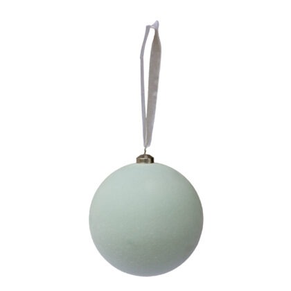 BOLA MENTA VELUDO C/ 1 - DIAM 15 CM (CE0546)