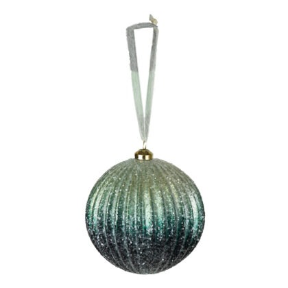BOLA TURQUESA DEGRADE C/ 1 - DIAM 15 CM (CE0549)