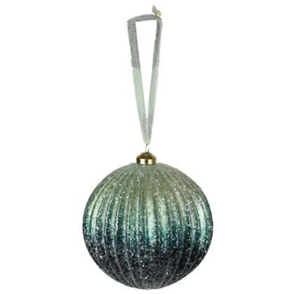 BOLA TURQUESA DEGRADE C/ 1 - DIAM 20 CM (CE0550)