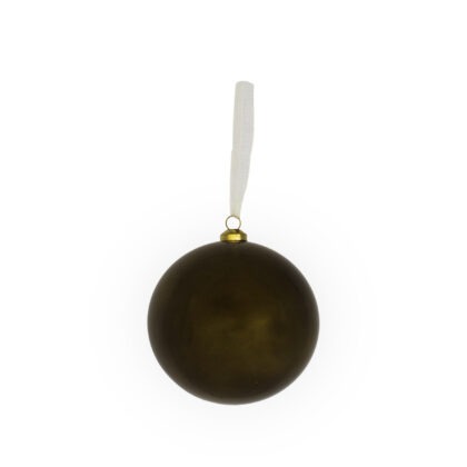 BOLA VERDE OCRE C/ 2 - DIAM 10 CM (CE0559)