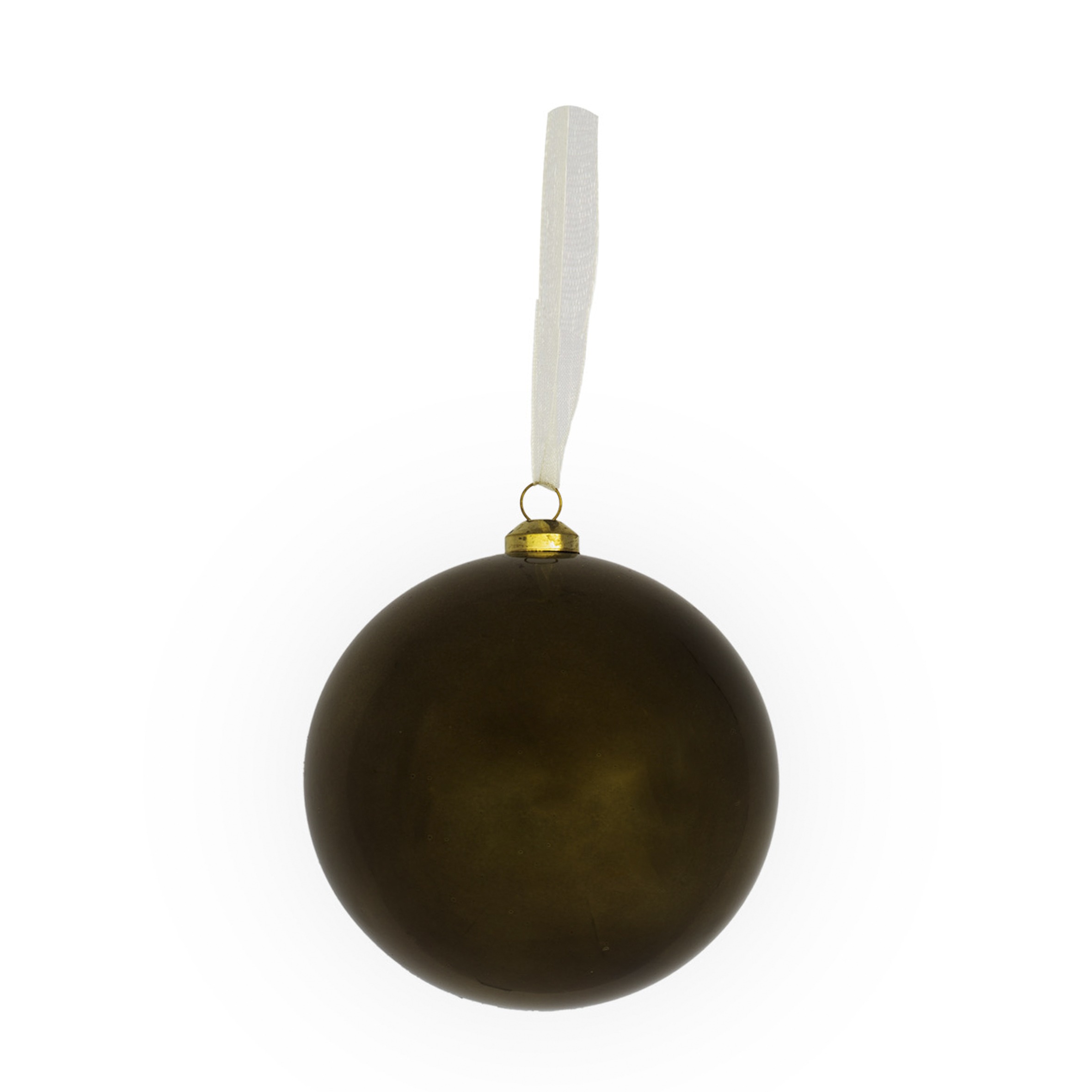 BOLA VERDE OCRE C/1 - DIAM 15 CM (CE0560)