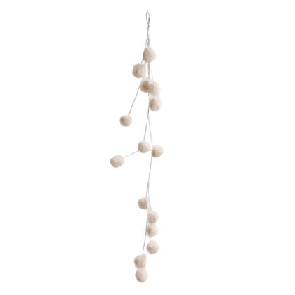 PENDENTE BOLINHAS BRANCO - ALT 1.35 M (CF1058)