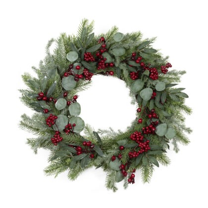 GUIRLANDA COM BERRY - DIAM 60 CM (CF1165)
