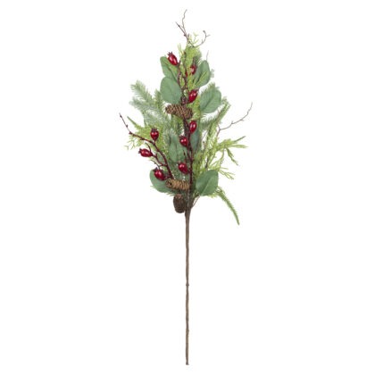 HASTE COM PINHA E ROMA - ALT 75 CM (CF1167)