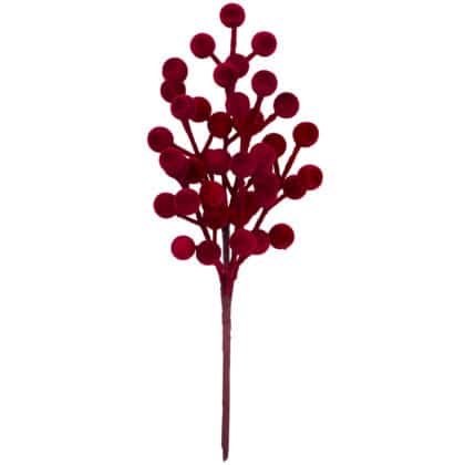 HASTE BERRY AVELUDADO - ALT 25 CM (CF1367)